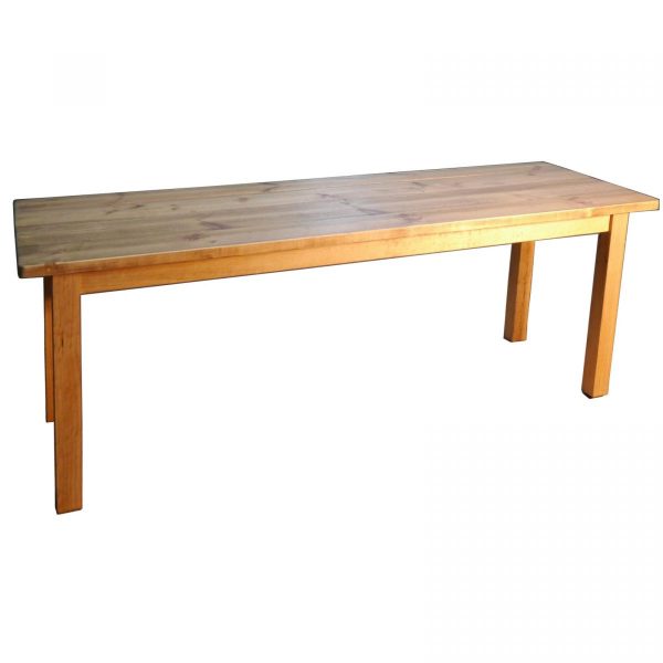 Mesa de comedor grande rectangular madera rústica