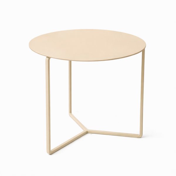 Mesa auxiliar Yves en plancha de hierro de 50 cm color 1013