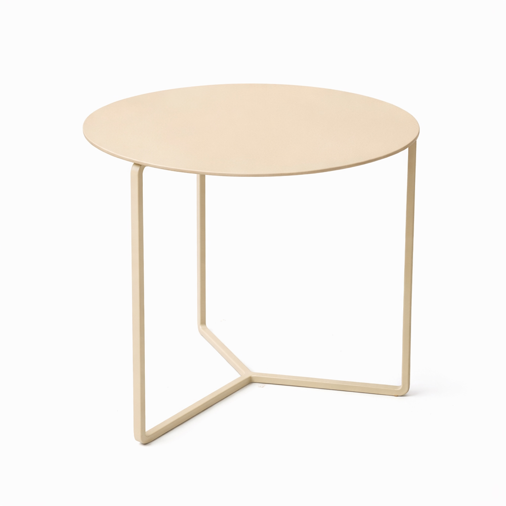 Mesa auxiliar Yves en plancha de hierro de 50 cm color 1013