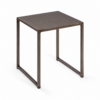 Taburete dado bajo H45, asiento plancha hierro