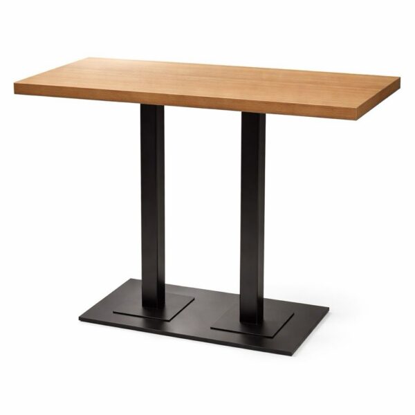Mesa Keops doble H110 con sobre de roble boreal 120x70