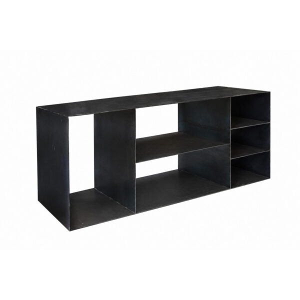 Mueble Inequal hierro, plancha 3mm con separaciones