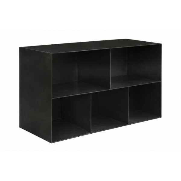 Mueble inequal H90 estructura plancha de hierro 3mm con trasera