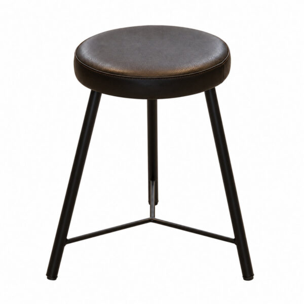 Taburete bajo masia H45 asiento tapizado